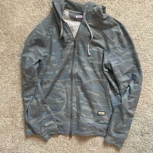 Johnnie-O Men's Blue Camouflage hoodie